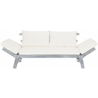 Safavieh Tandra Wood Daybed in Ash / Beige