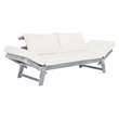 Safavieh Tandra Wood Daybed in Ash / Beige