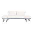 Safavieh Tandra Wood Daybed in Ash / Beige