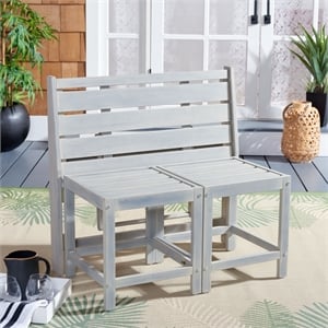 Safavieh Belamy Wood Transformer Bench in Ash