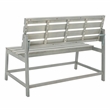 Safavieh Ruben Wood Balcony Bench and Table in Ash