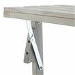 Safavieh Ruben Wood Balcony Bench and Table in Ash