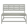 Safavieh Ruben Wood Balcony Bench and Table in Ash