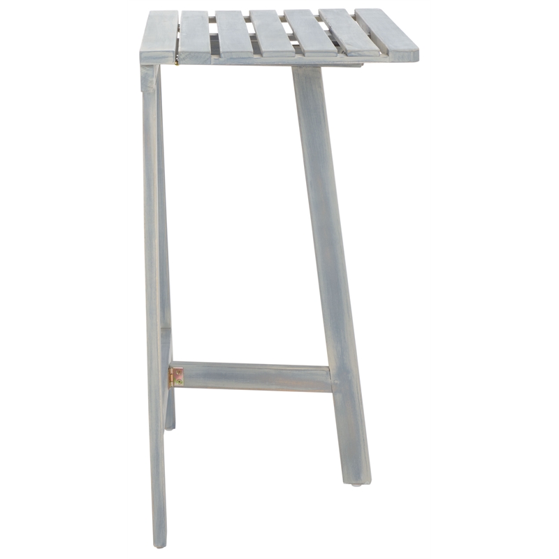 Safavieh Benton Wood Balcony Table in Ash