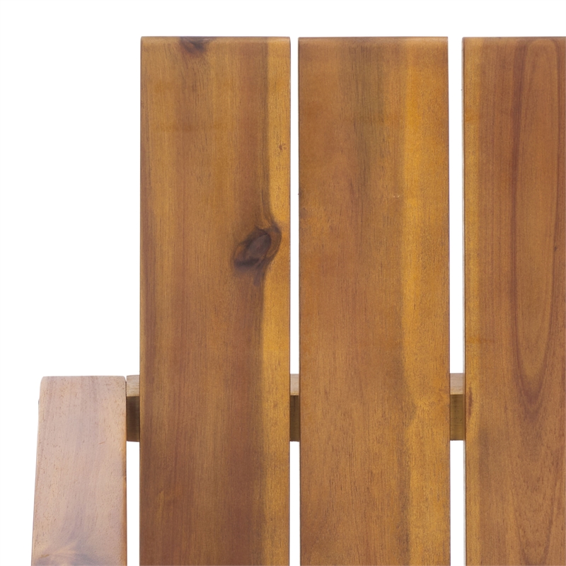Safavieh Tucker Stacking Wood Chair in Teak