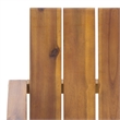Safavieh Tucker Stacking Wood Chair in Teak