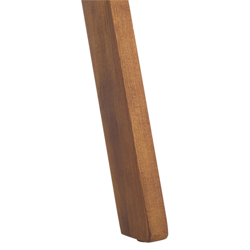 Safavieh Tucker Stacking Wood Chair in Teak