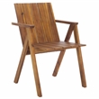Safavieh Tucker Stacking Wood Chair in Teak