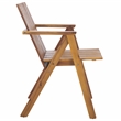 Safavieh Tucker Stacking Wood Chair in Teak