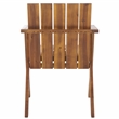 Safavieh Tucker Stacking Wood Chair in Teak