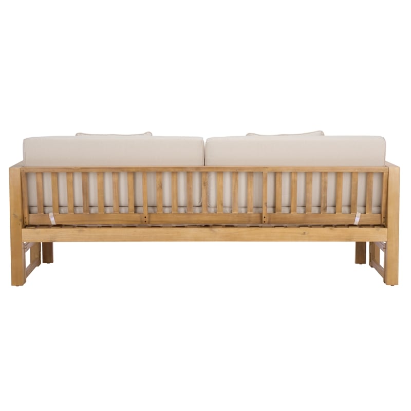 Safavieh Napoli Wood Bench & Bed in Oak / Cream