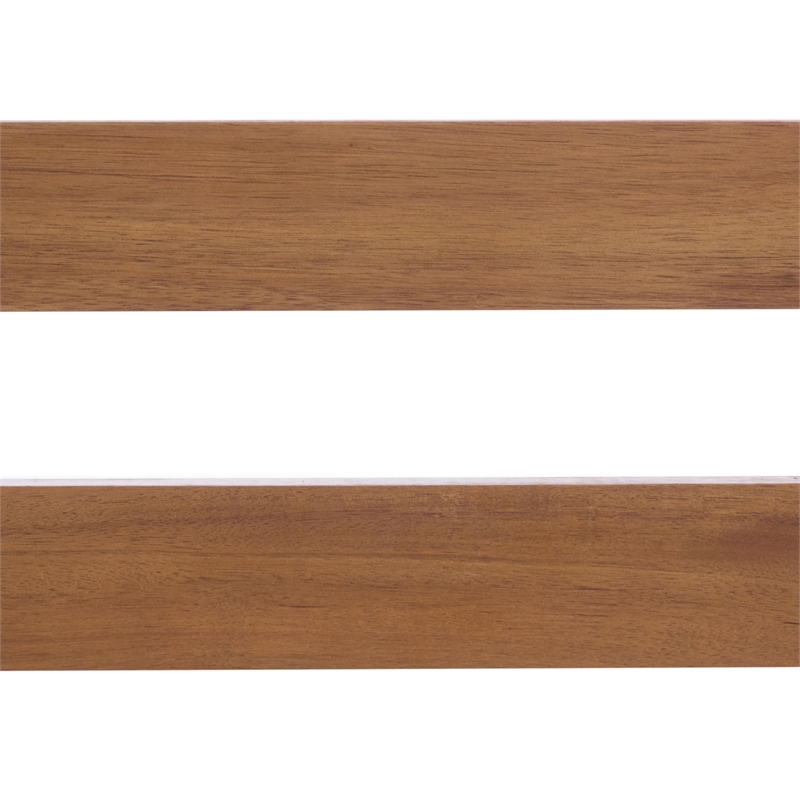 Safavieh Alta Wood Bench + Table in Teak / Brown / Cream