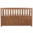 Safavieh Kelter Wood Bench Box in Teak