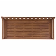 Safavieh Kelter Wood Bench Box in Teak