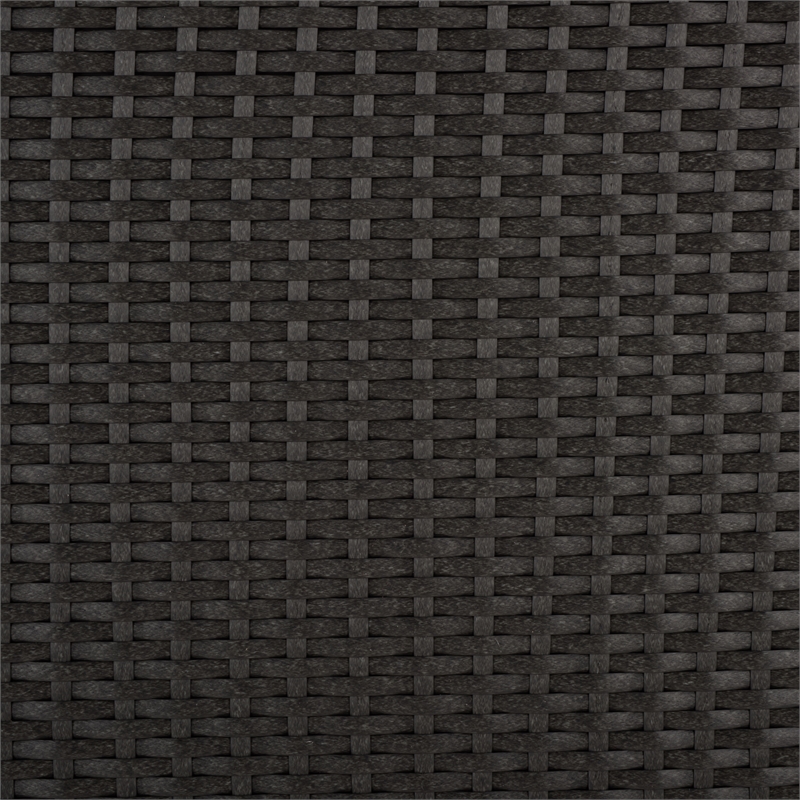 Safavieh Kent Large Metal and Rattan Cushion Box in Black