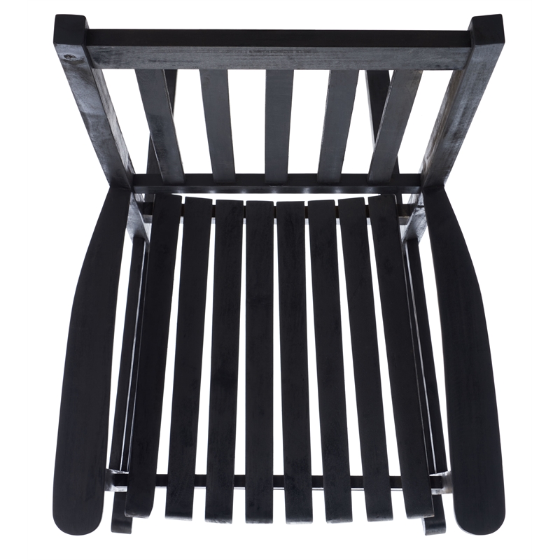 Safavieh Shasta Wood Rocking Chair in Black