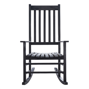 Safavieh Shasta Wood Rocking Chair in Black