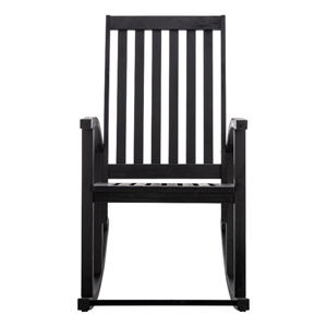 Safavieh Clayton Wood Rocking Chair in Black