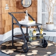 Safavieh Lodi Wood Tea Cart in Black