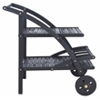 Safavieh Lodi Wood Tea Cart in Black