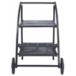 Safavieh Lodi Wood Tea Cart in Black