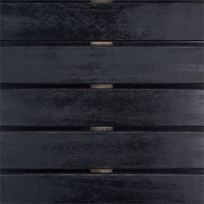 Safavieh Lodi Wood Tea Cart in Black