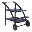 Safavieh Lodi Wood Tea Cart in Black