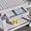 Safavieh Orland Wood Tea Trolly in Gray