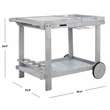 Safavieh Orland Wood Tea Trolly in Gray