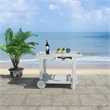 Safavieh Orland Wood Tea Trolly in Gray