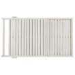 Safavieh Orland Wood Tea Trolly in White