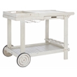 Safavieh Orland Wood Tea Trolly in White
