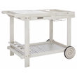 Safavieh Orland Wood Tea Trolly in White