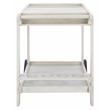 Safavieh Orland Wood Tea Trolly in White