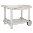 Safavieh Orland Wood Tea Trolly in White