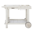 Safavieh Orland Wood Tea Trolly in White