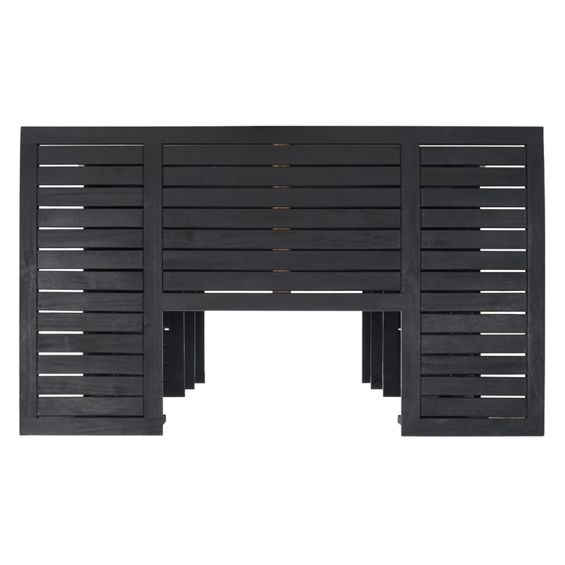Safavieh Monterey Wood Bar Table in Black