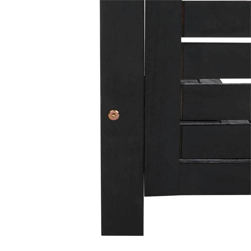 Safavieh Monterey Wood Bar Table in Black