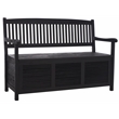 Safavieh Brisbane Wood Bench in Black