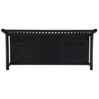 Safavieh Brisbane Wood Bench in Black