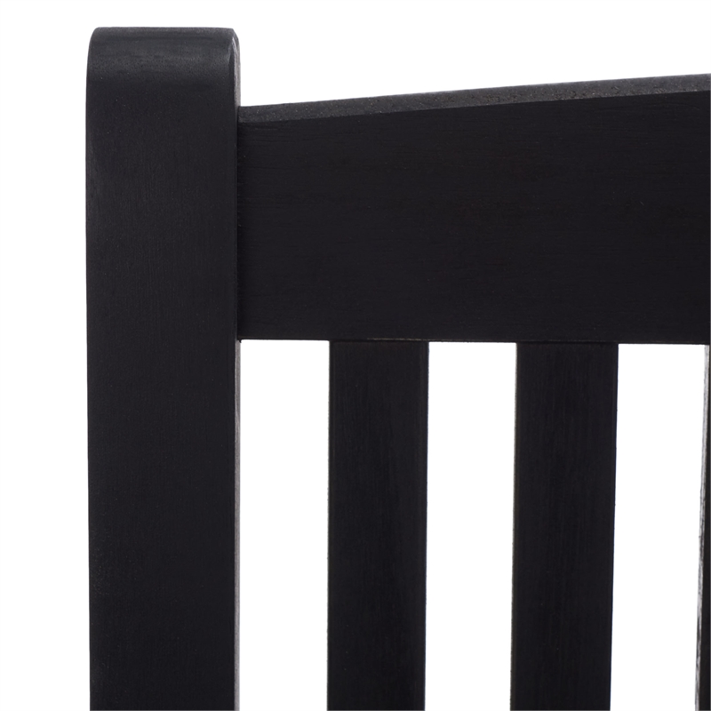 Safavieh Brisbane Wood Bench in Black