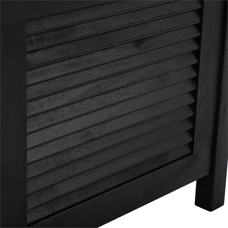 Safavieh Brisbane Wood Bench in Black