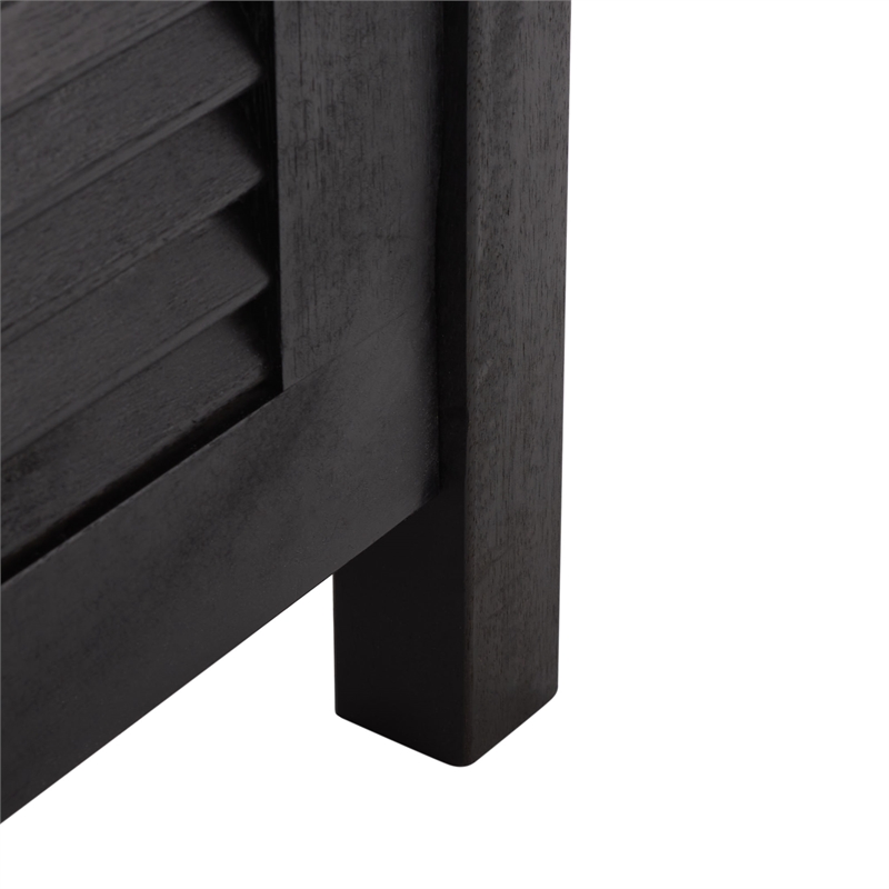 Safavieh Brisbane Wood Bench in Black