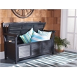 Safavieh Brisbane Wood Bench in Black