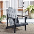 Safavieh Topher Adirondack Wood Chair in Black
