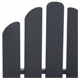 Safavieh Topher Adirondack Wood Chair in Black