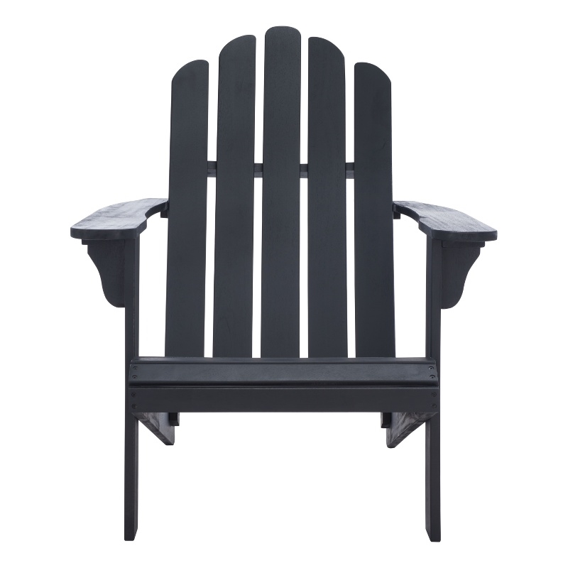 Safavieh Topher Adirondack Wood Chair in Black