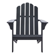 Safavieh Topher Adirondack Wood Chair in Black