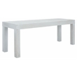Safavieh Dario 3 Piece Wood Dining Set w/Two Bench in Gray