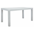 Safavieh Dario 3 Piece Wood Dining Set w/Two Bench in Gray